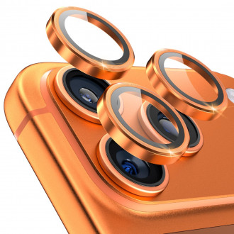 Aντιχαρακτικό Γυαλί Προστασίας Κάμερας iPhone 17 Pro / Pro Max Orange