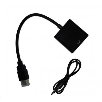 NG Box Μετατροπέας HDMI male σε VGA female Μαύρο