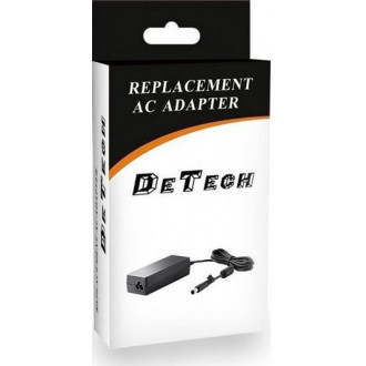DeTech Φορτιστής Laptop 90W 19.5V 4.62A για Dell/HP χωρίς Καλώδιο Τροφοδοσίας Μαύρο