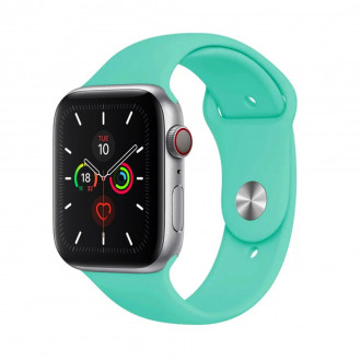 Fashion Watch Λουράκι Σιλικόνης για Apple Watch 38mm/ 40mm Τιρκουάζ