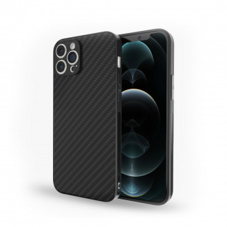 OEM Θήκη TPU Carbon Bush για Apple iPhone 12 Pro Max Μαύρο