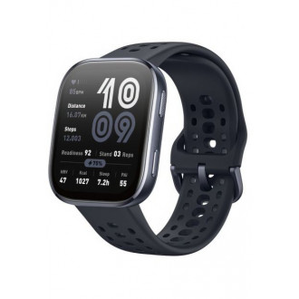 Amazfit Bip 6 46mm Αδιάβροχο Smartwatch με Παλμογράφο (Μαύρο)