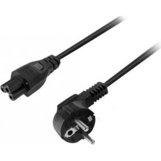 DeTech Καλώδιο Ρεύματος για Laptop 3m Μαύρο