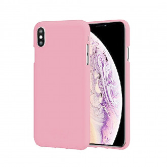OEM Back Cover Θήκη Λεπτής Σιλικόνης Matte για iPhone Xs Max Ροζ
