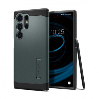Spigen Tough Armor Back Cover Πλαστικό / Σιλικόνης Ανθεκτικό για Samsung Galaxy S24 Ultra Πράσινο