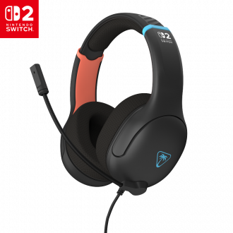 Turtle Beach: Airlite Fit - Wired Gaming Headset [For Switch. Switch 2] - (Color: Charcoal Black)